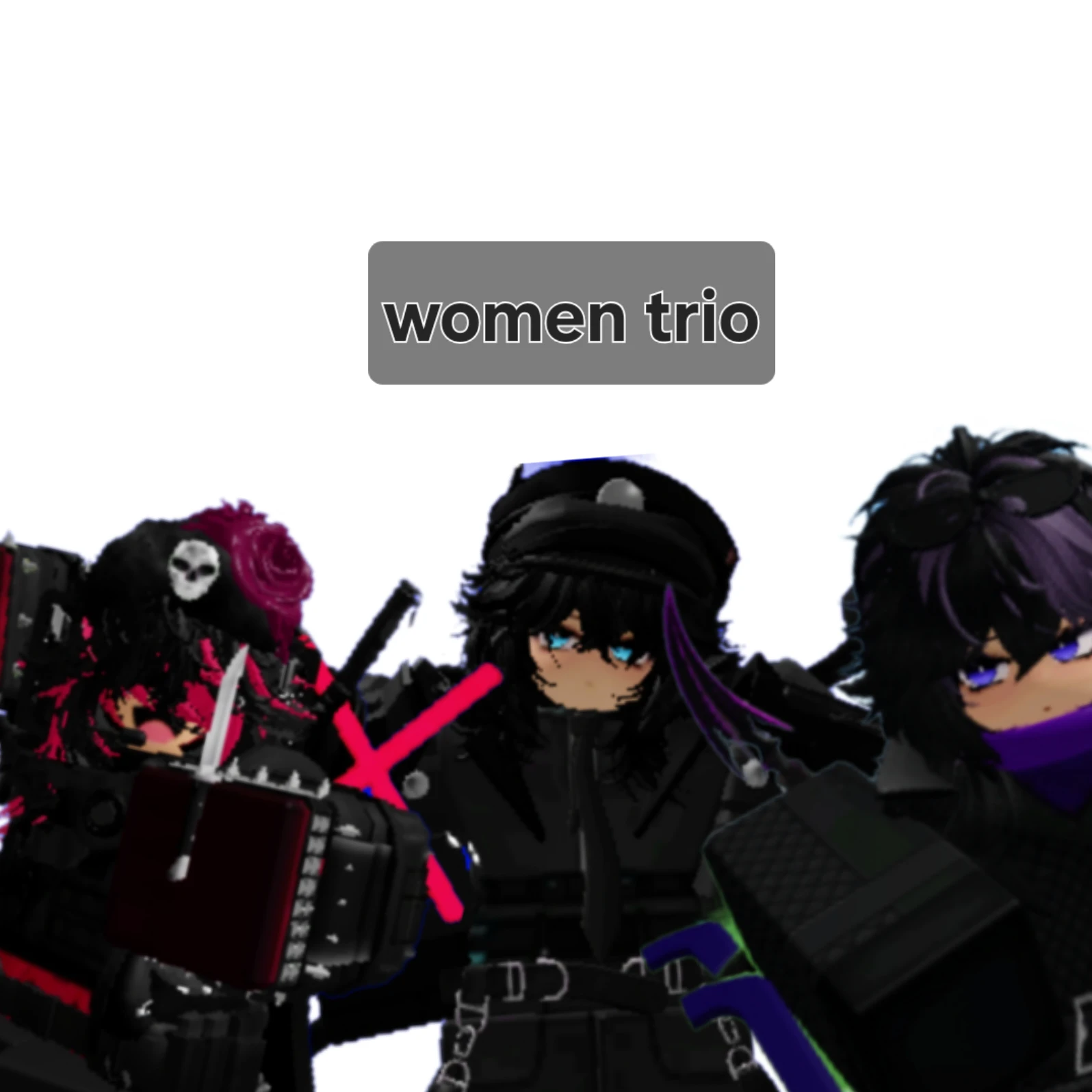 women trio