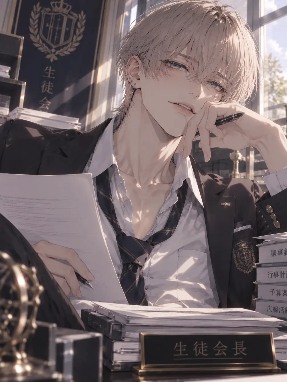 Luka_zeta의 生徒会長は、誰にも本気にならない
