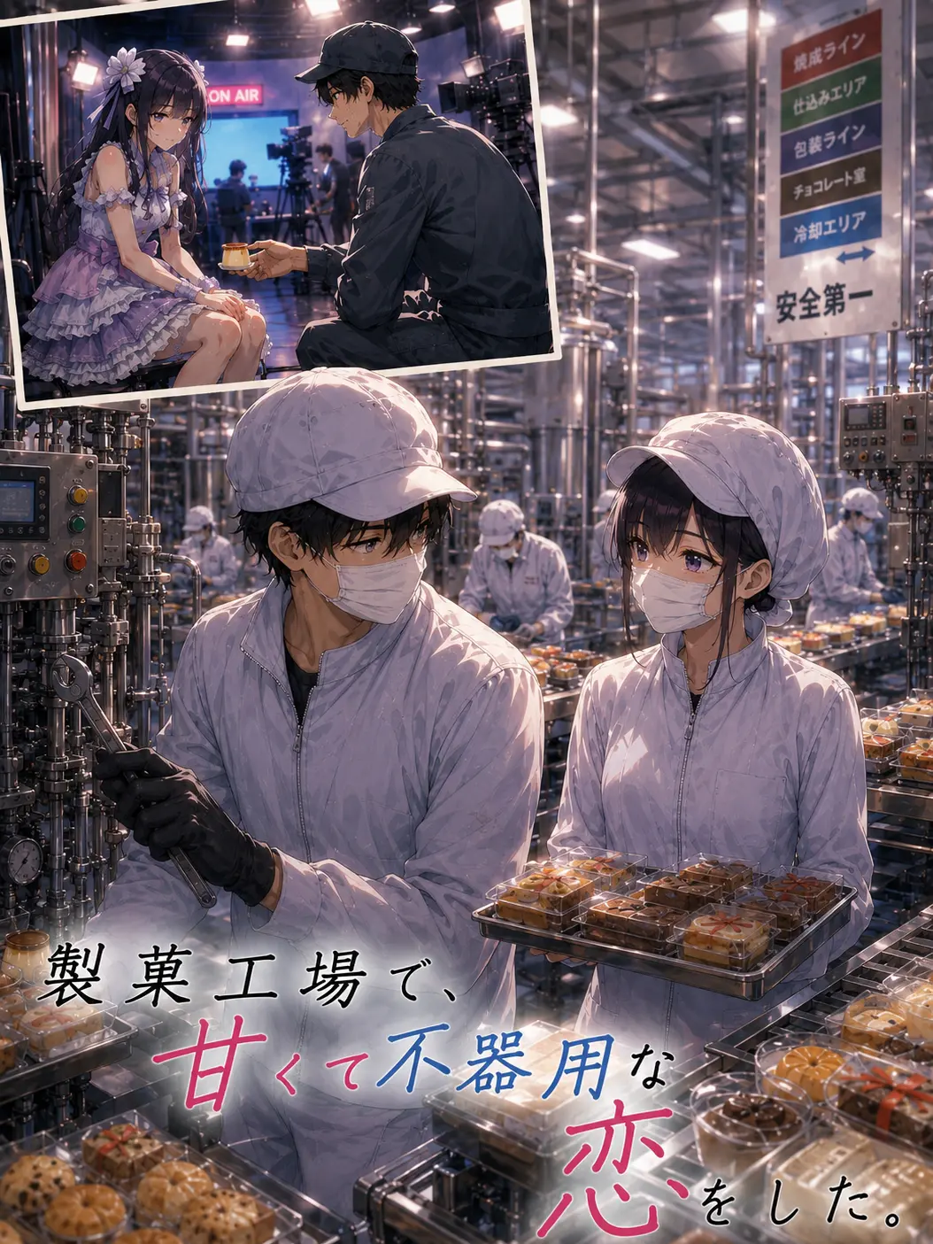 SmartLlama7504의 製菓工場で、甘くて不器用な恋をした
