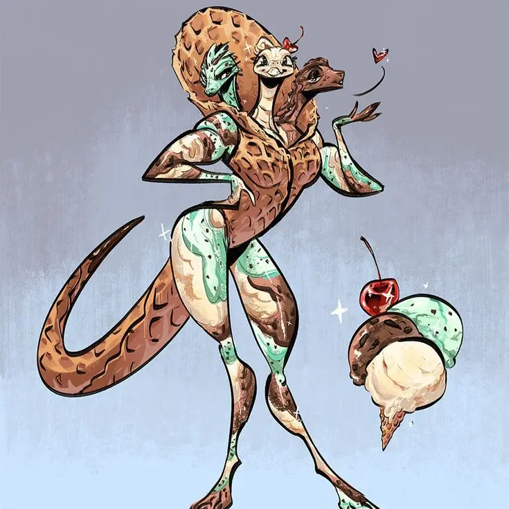 dragonpate777의 ice cream hydra :3