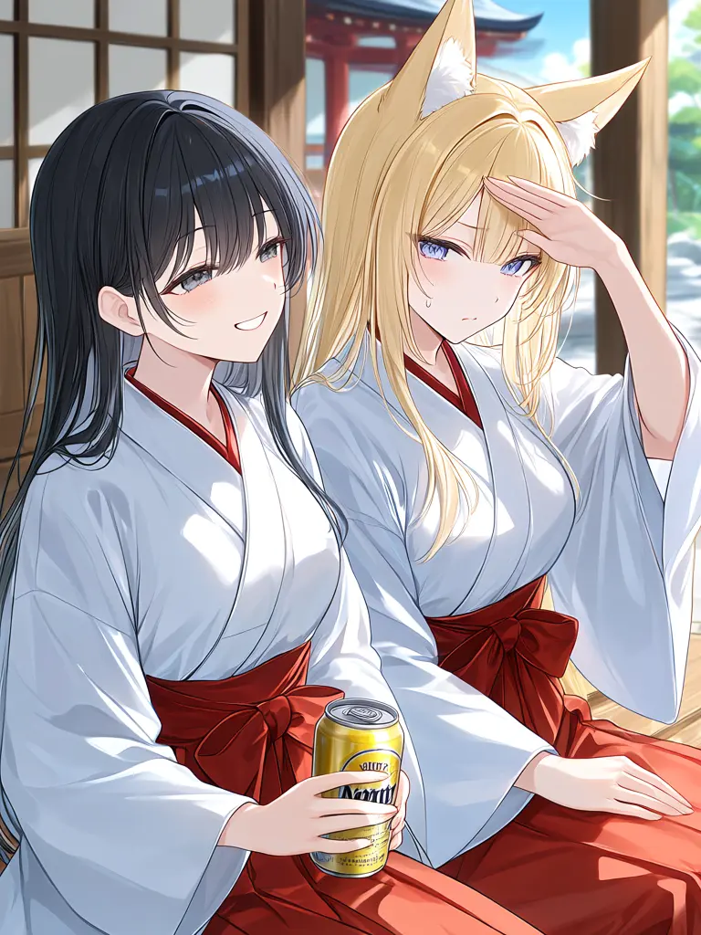 Metamoll의 [Cozy] The Lazy Miko and the Fox Goddess