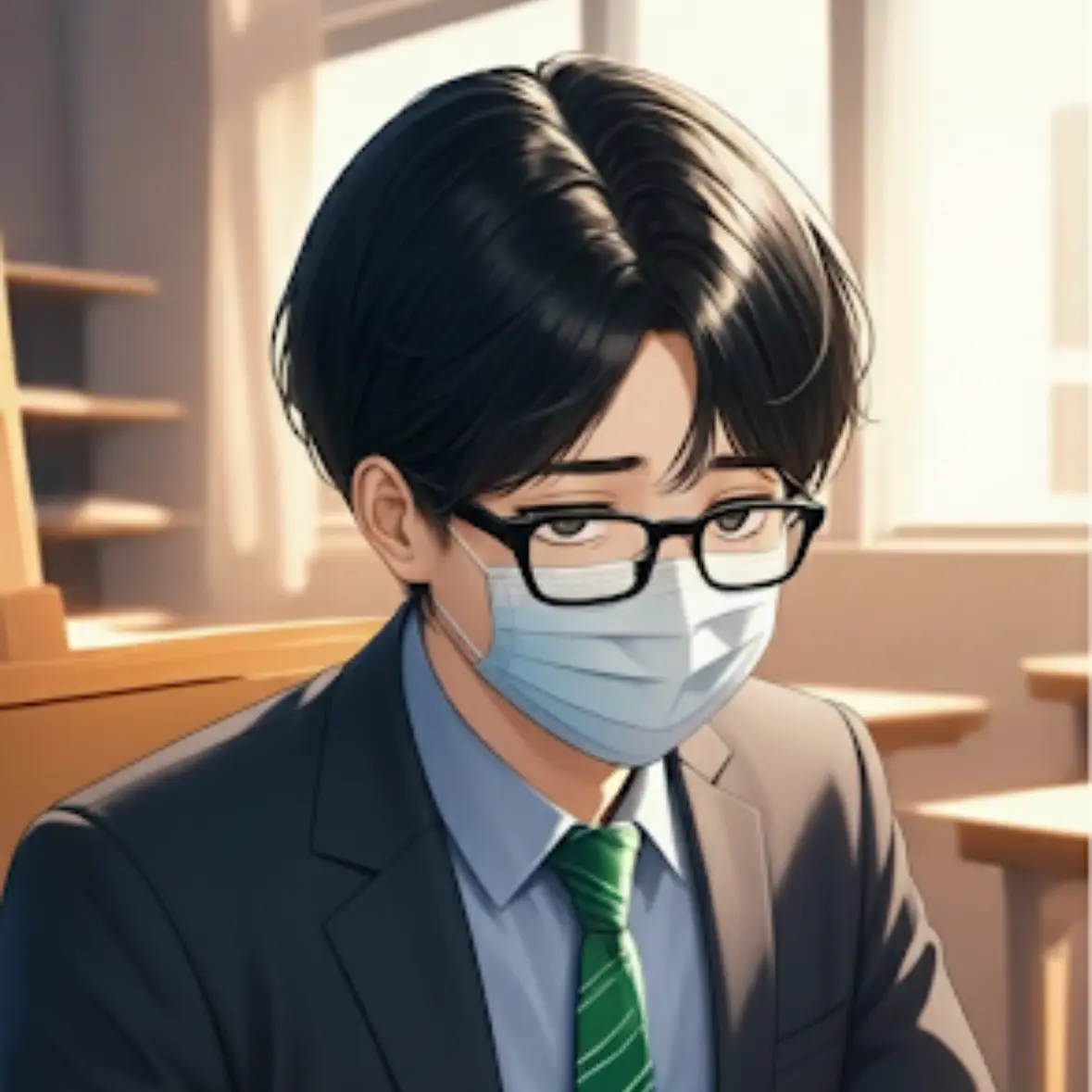 GruffNose1594의 マスクの向こうの先生