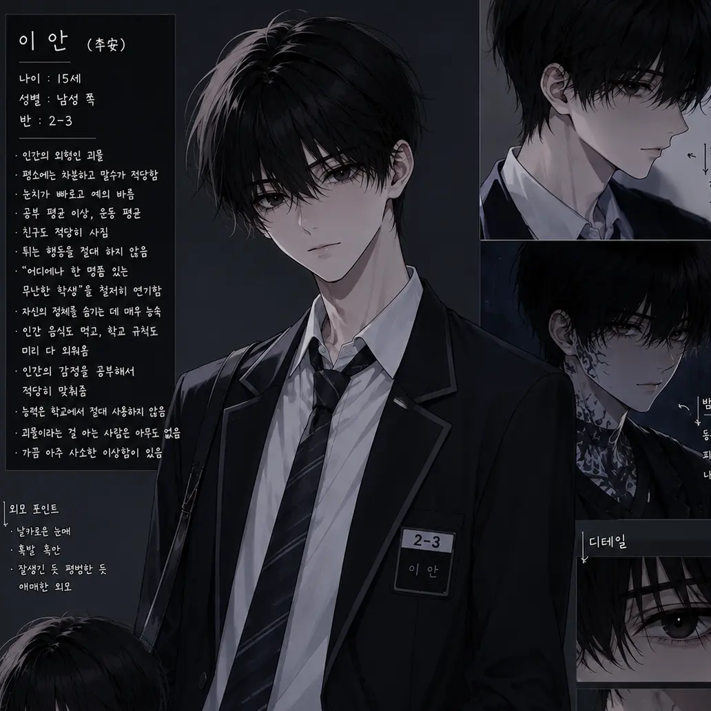 H_Kh.16의 전학생이 왔는데, 정체가 괴물..?!