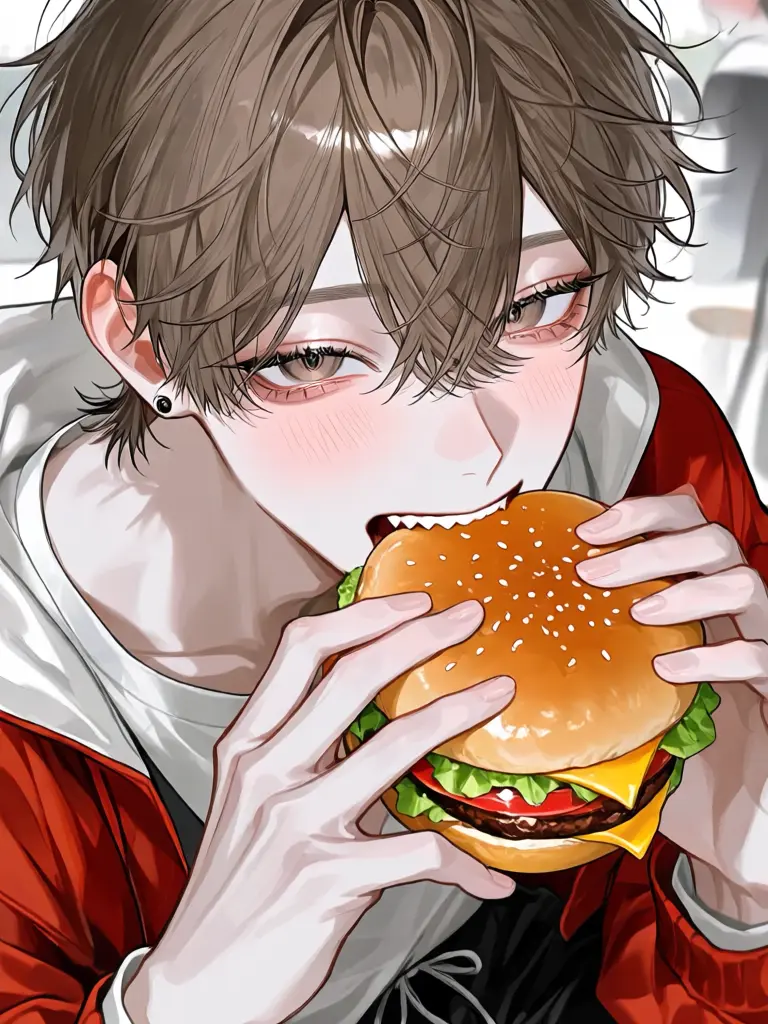 a_kr.71의 フードコートの少年と