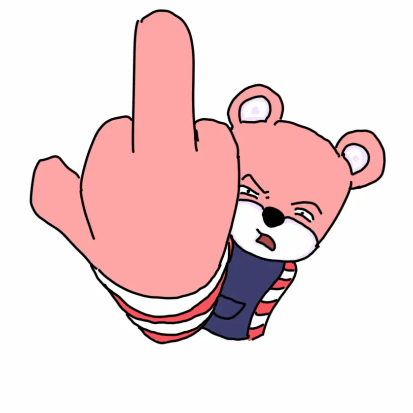 Jabgod의 레인보우 핑크 러블리 베리 베어