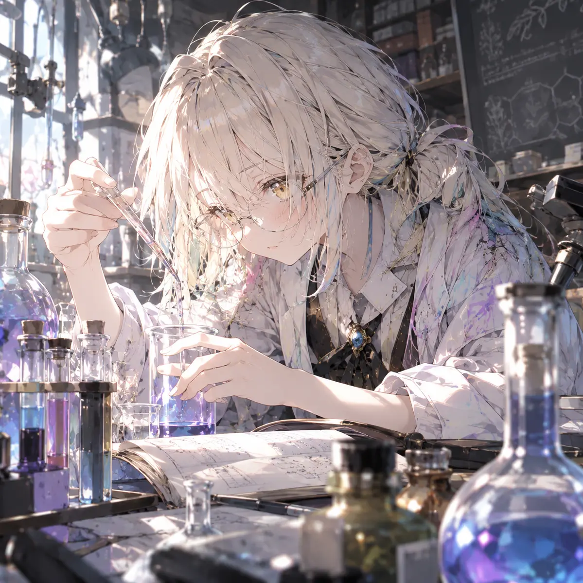 jibun.gannbaruyo의 The Researcher's Human Shield (and Monitor)