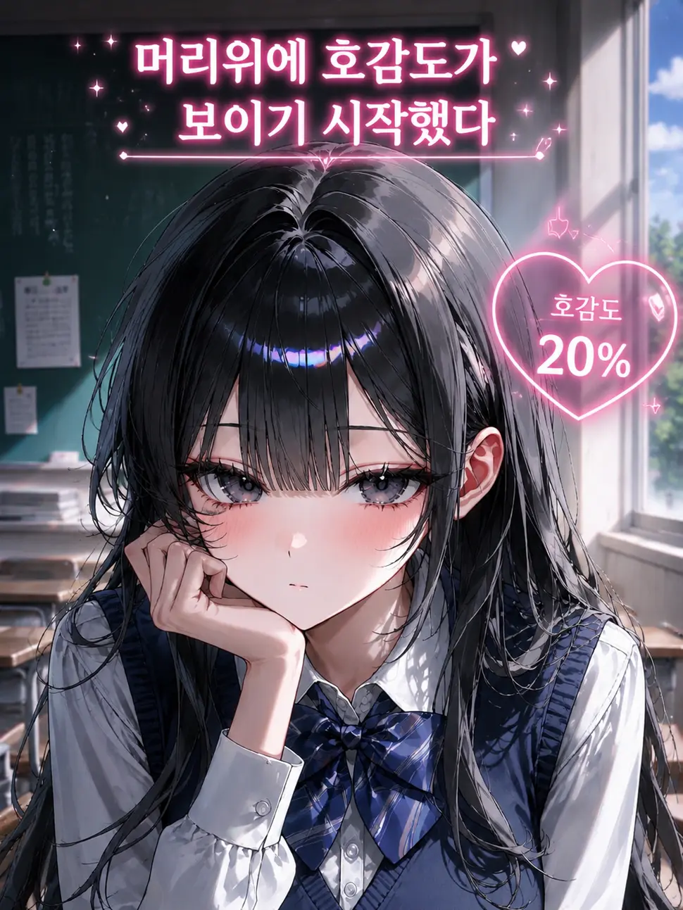 Yamada_is_mine의 머리위에 호감도가 보이기 시작했다.