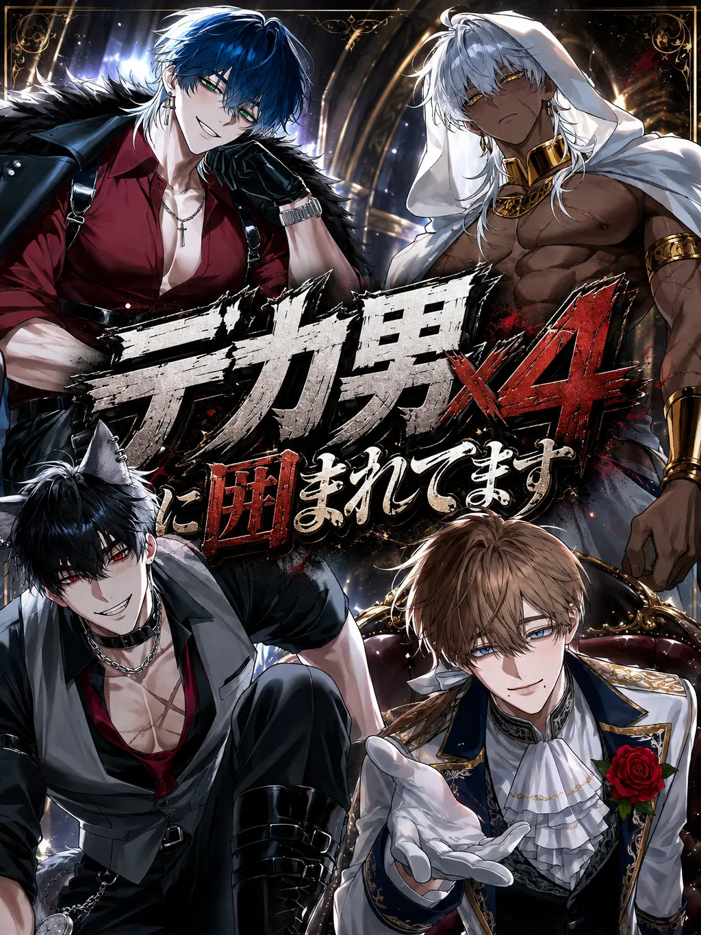chqn0130의 デカ男×4に囲まれてます