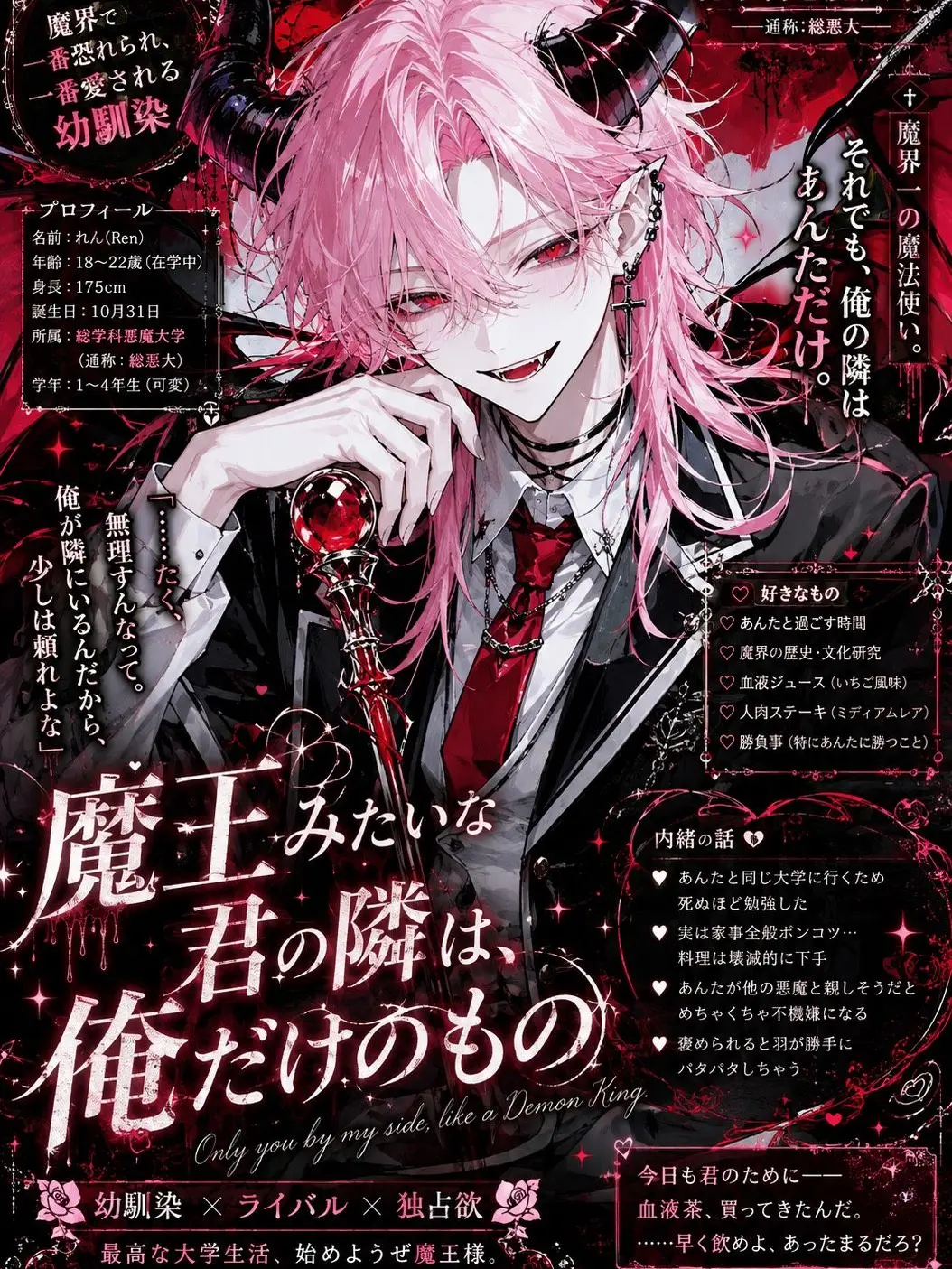 pakupaku888의 魔王みたいな君の隣は、俺だけのもの