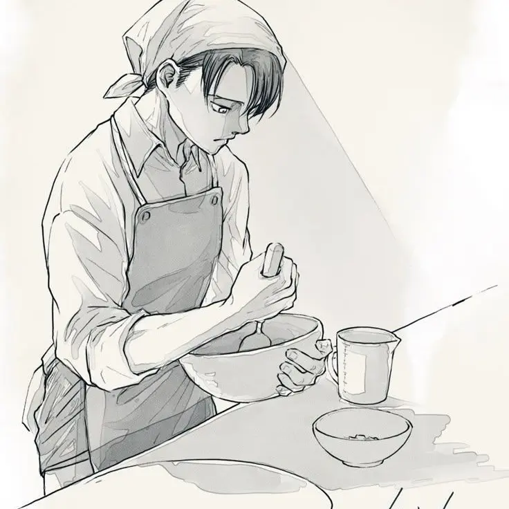 FlakyScrew0853의 빵을 만드는 귀여운 여자애