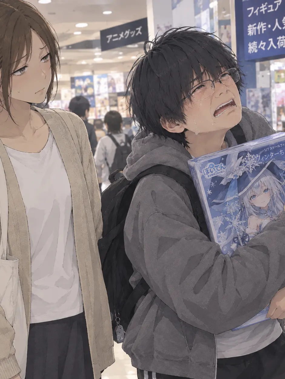 RenandBin의 母親と買い物中の同級生に会った
