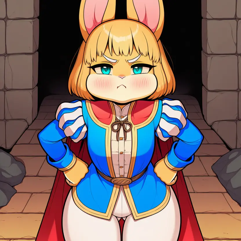 furry_mania의 男装姫様ウサギのダンジョン攻略