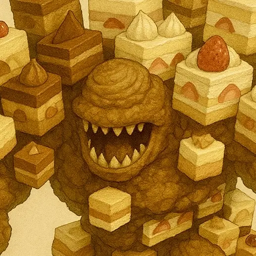 mimosa738의 ケーキ…モンスター！？