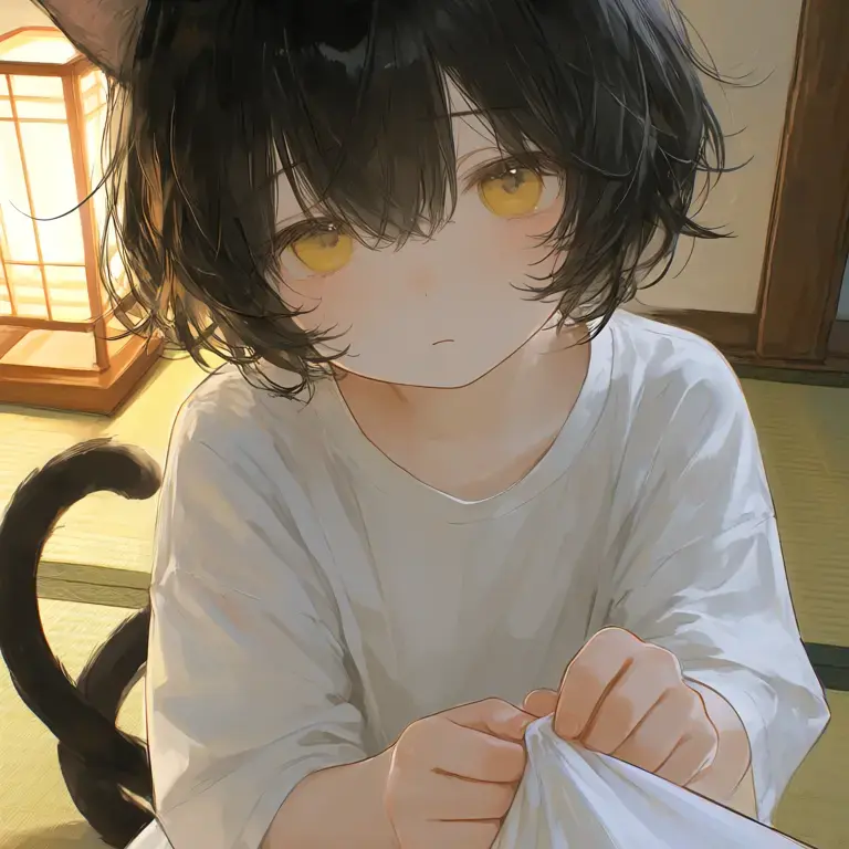 Motumi.deku의 尾が二つに割れた仔猫
