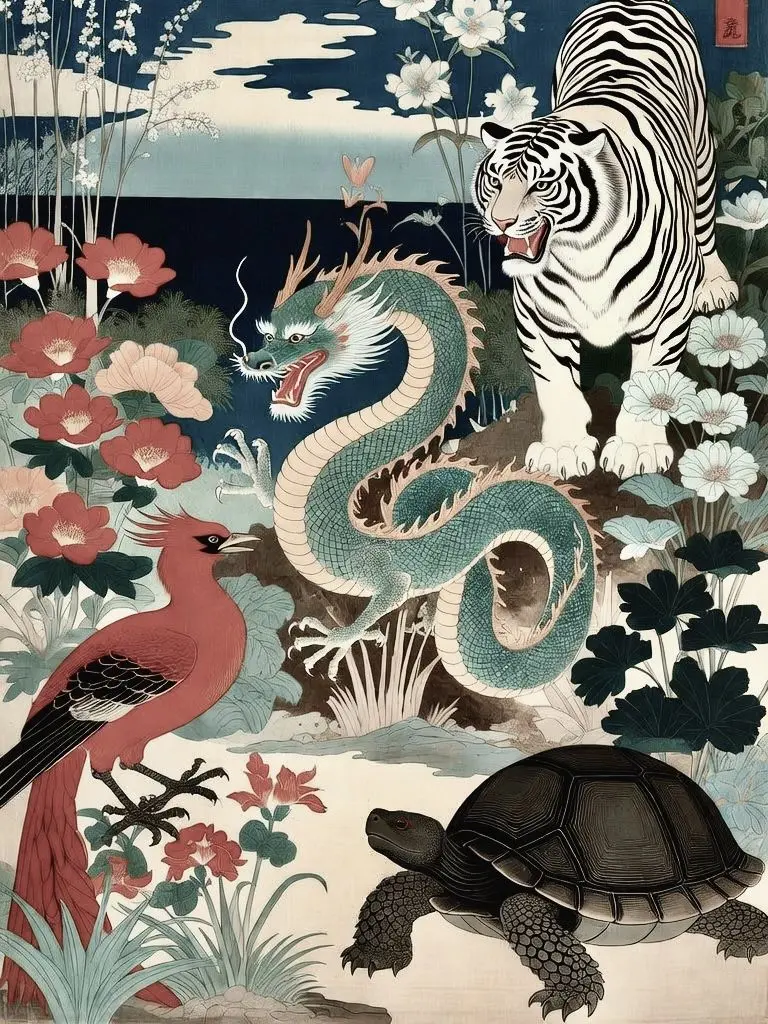 0h0h0h의 The Four Gods