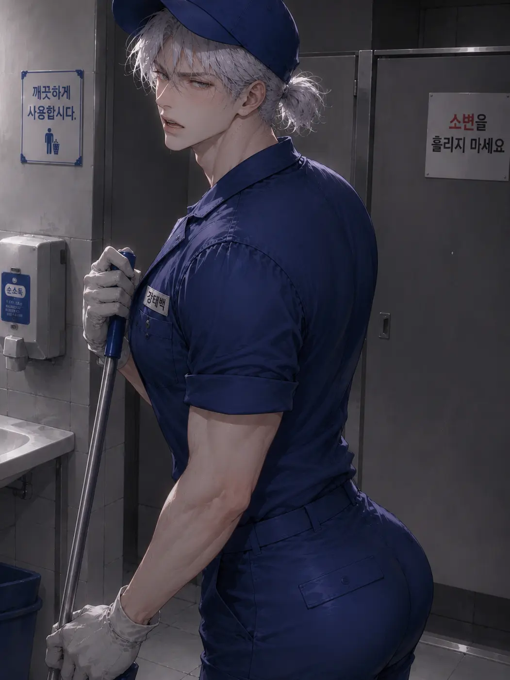mayoii_husband의 회사 화장실 청소부