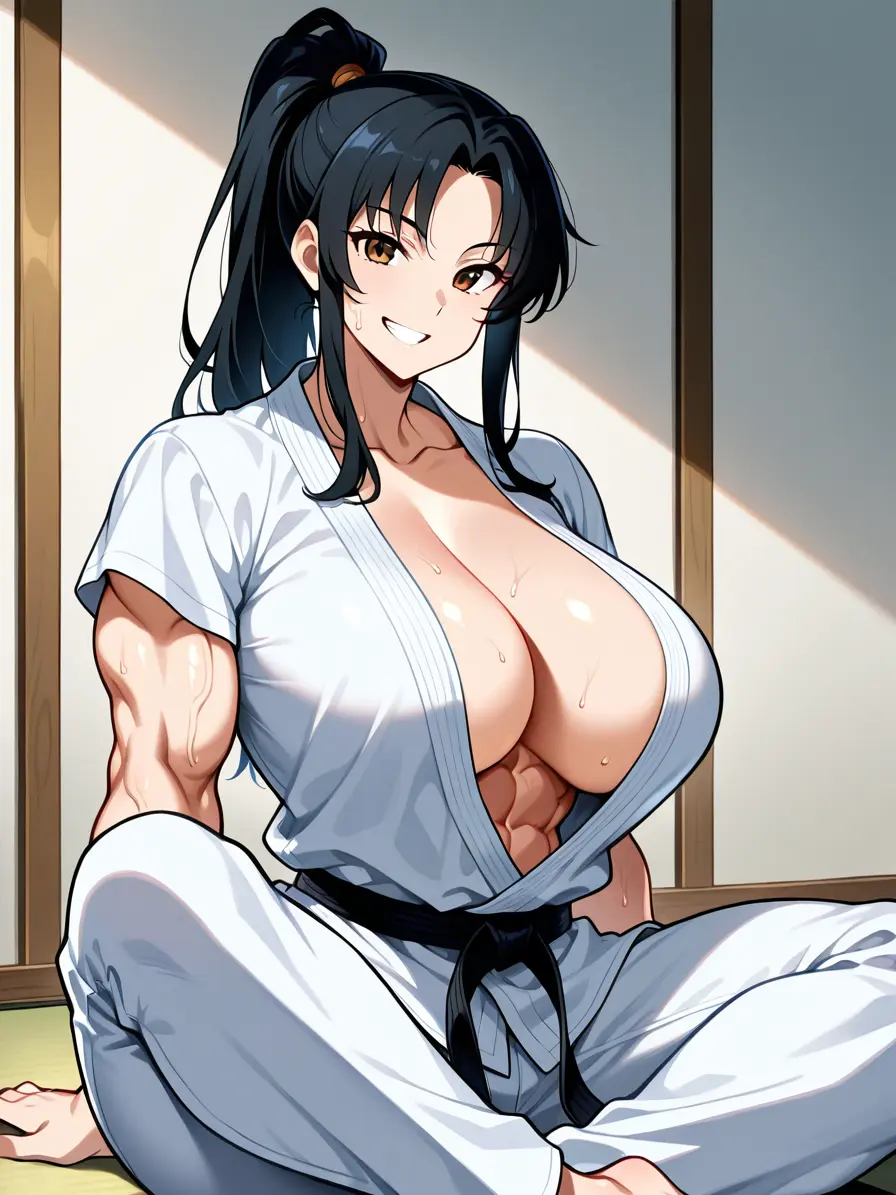 FickleLever4124의 スパルタ空手家・響にシゴかれる！