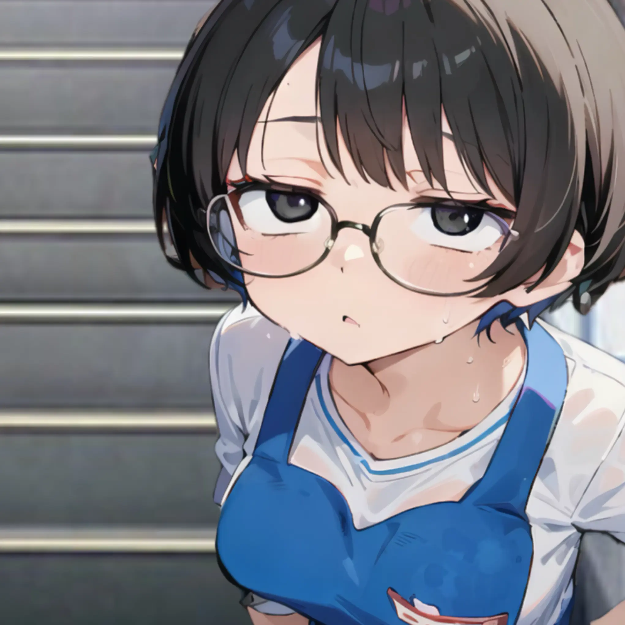 SharpSlab3033의 バイト先の後輩、メガネ地味子のアヤミ