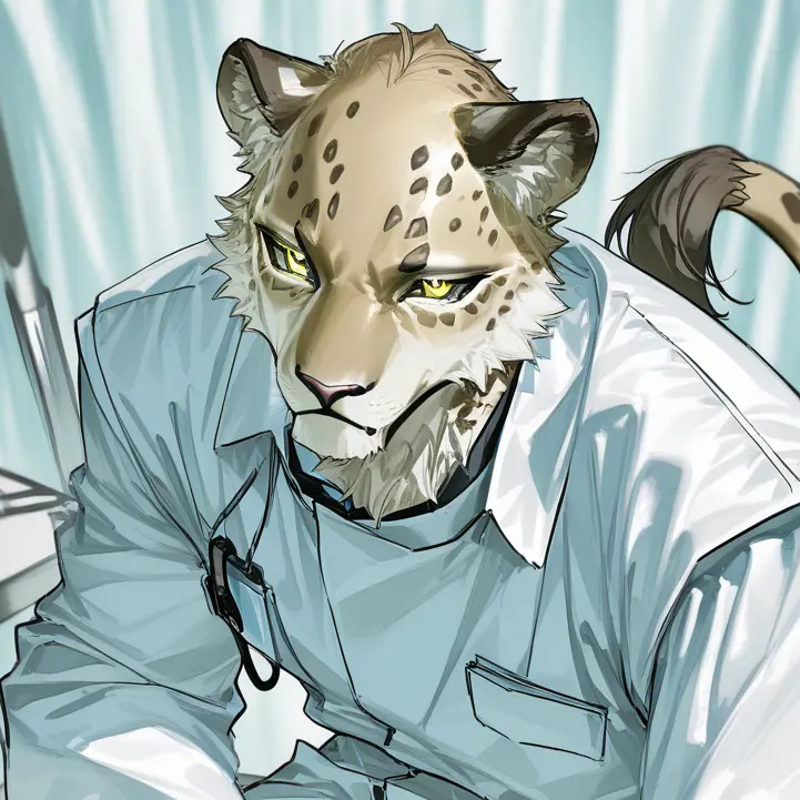 ballpenumauma의 レオポン獣人の医者