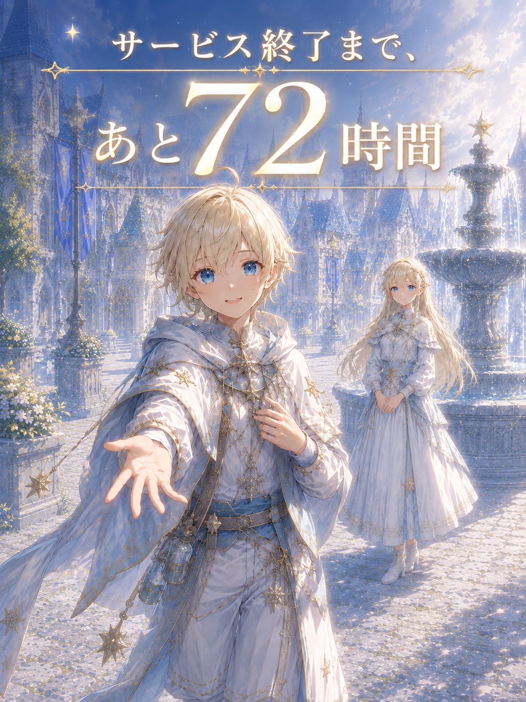 サービス終了まで、あと72時間 - zeta
