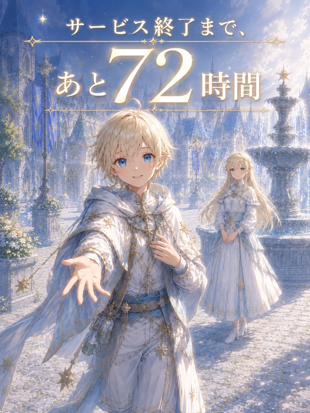 MeltyChoco1at의 サービス終了まで、あと72時間