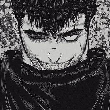 Profile image of Guts. The black swordsman