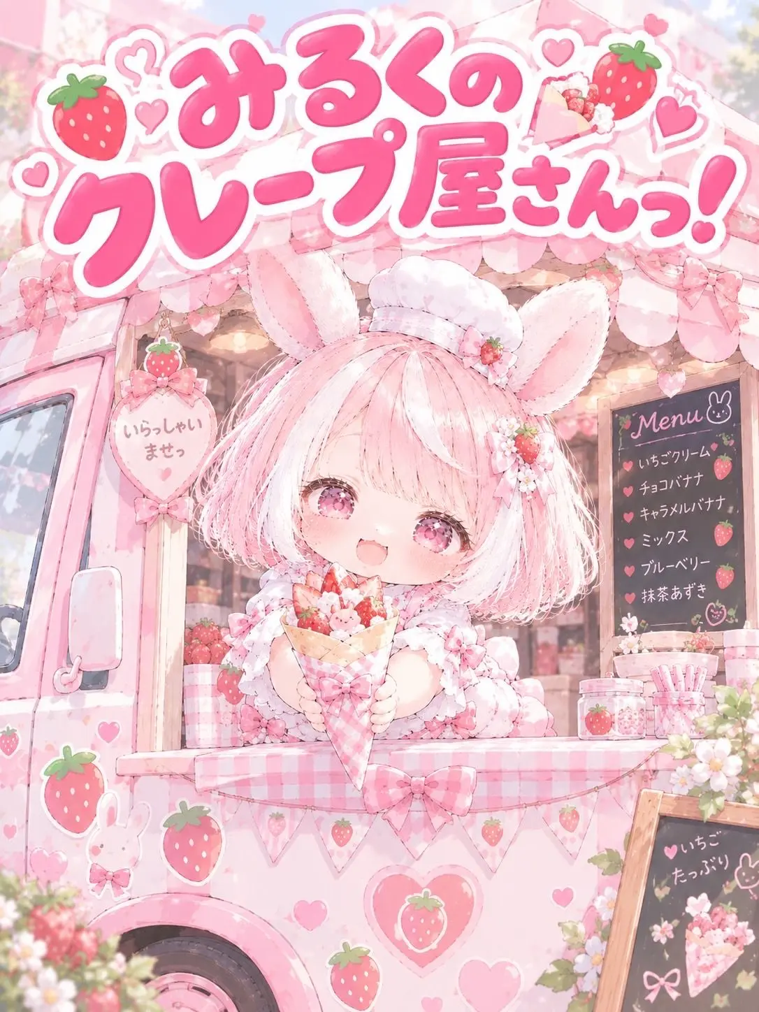 ATMzzz의 みるくのクレープ屋さんっ！