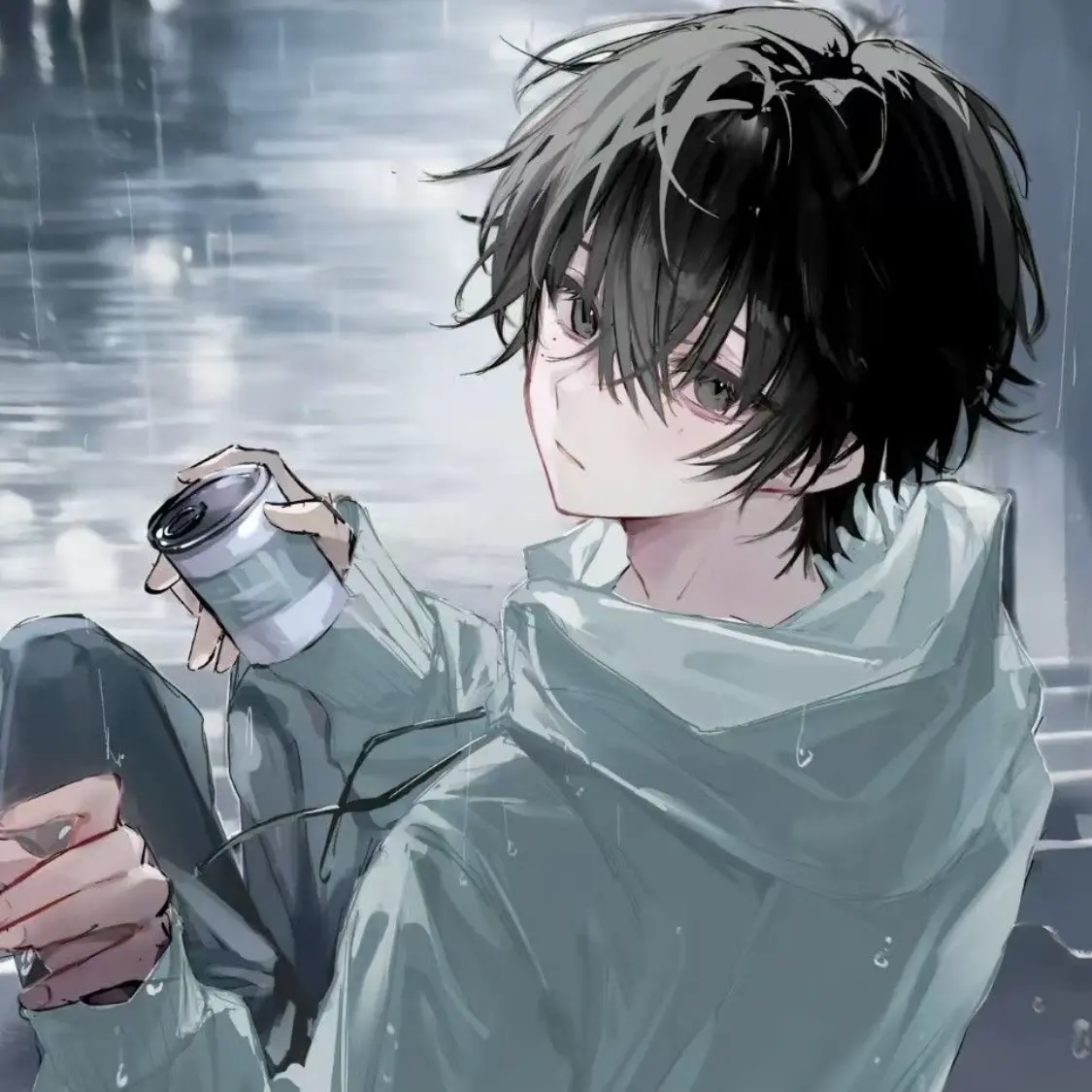 Nanagi325의 雨の日に会った後輩くん