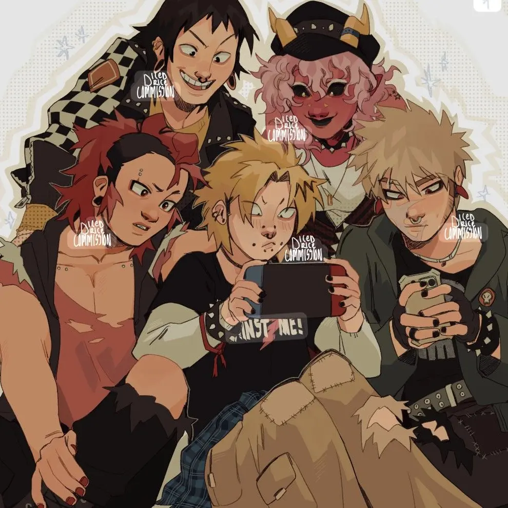 Ava_Luna_Rose666의 The emo bakusquad and the vampire dekusquad