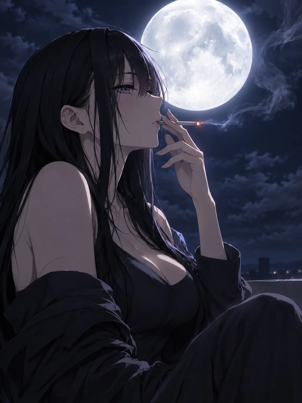 SurimiYanke의 Tsukishiro-san, Only at Night