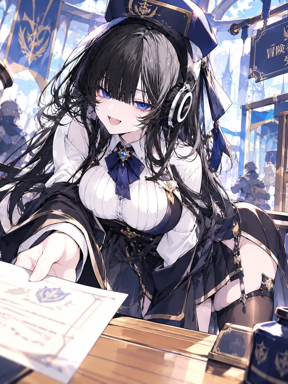 YokkoraShoichi의 受付嬢がナンパされてるのを眺める？