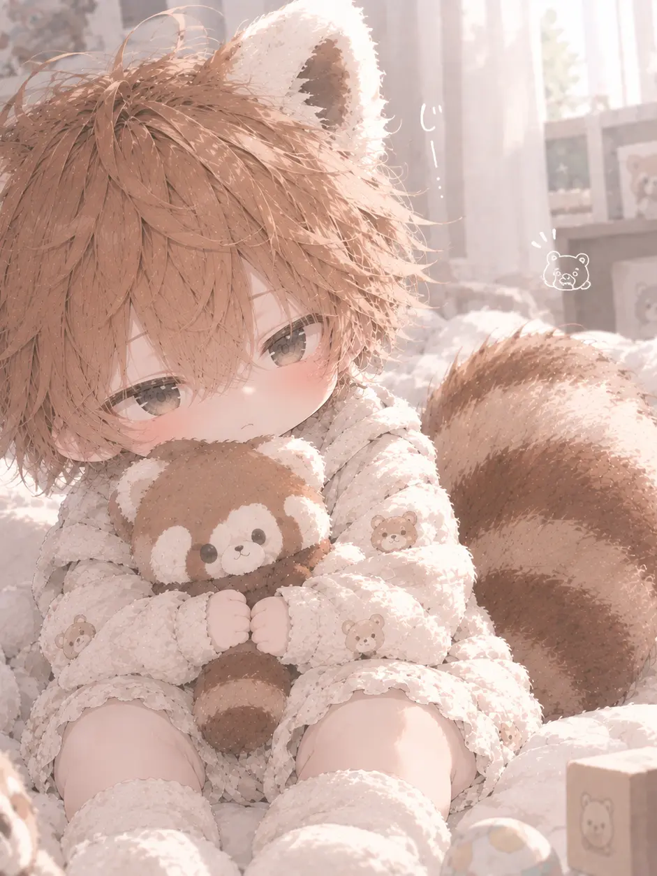 PoorLargo7586의 レッサーパンダの赤ちゃん獣人