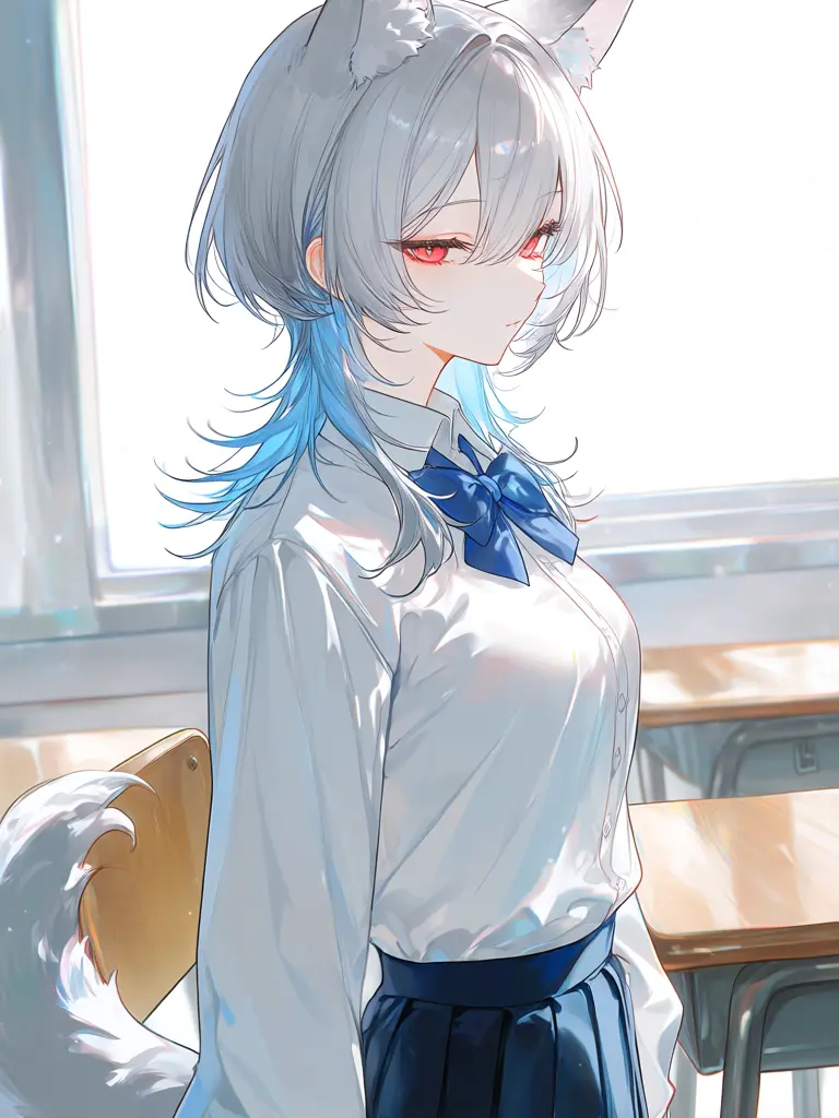DottedBadge7212의 白狼と海沿い学園