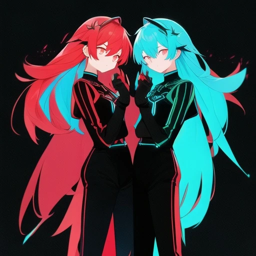 블루 & 레드