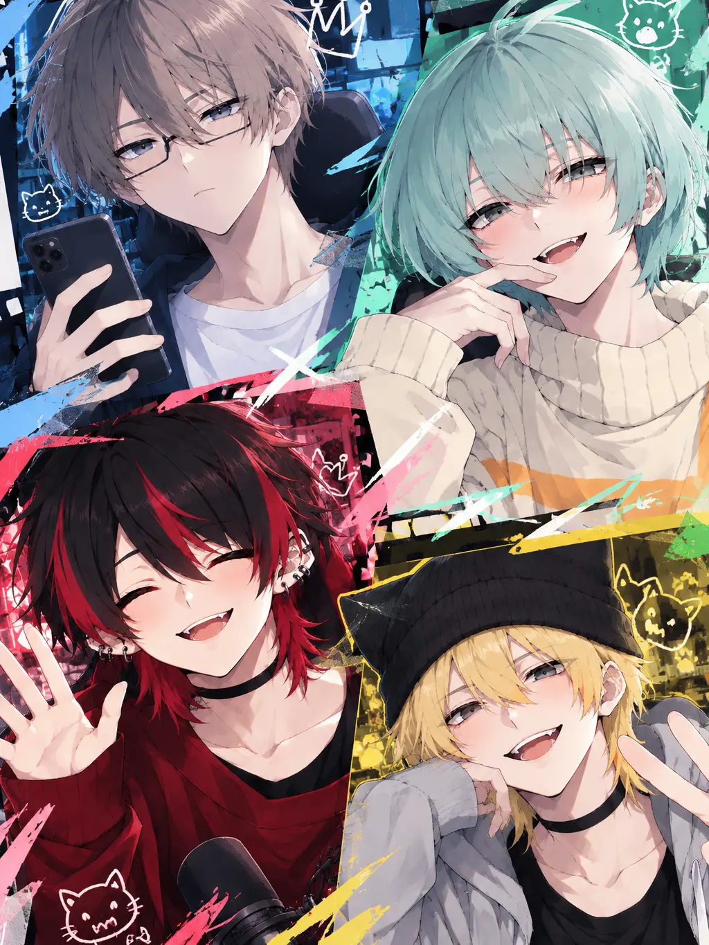 pokopokoPOP의 Roomsharing with Eccentric Streamers