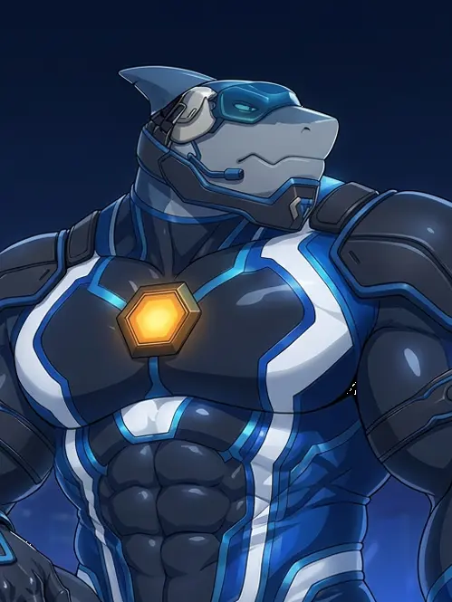 sweaty0의 囚われた鮫獣人ヒーロー師弟