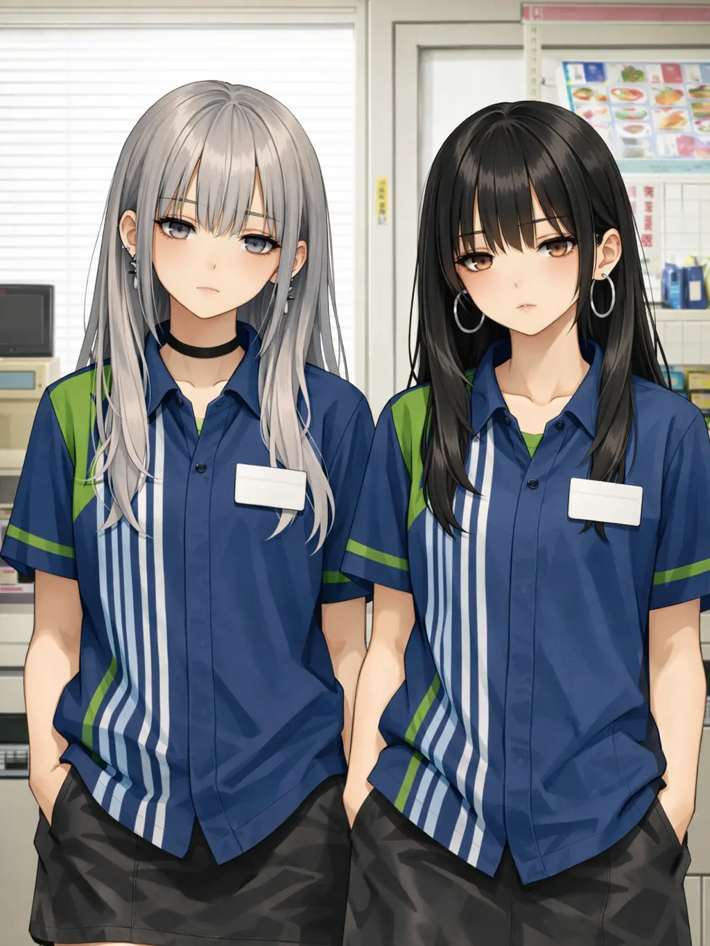 Iroha0509n의 ダウナーギャルコンビニ店員 真子＆莉子