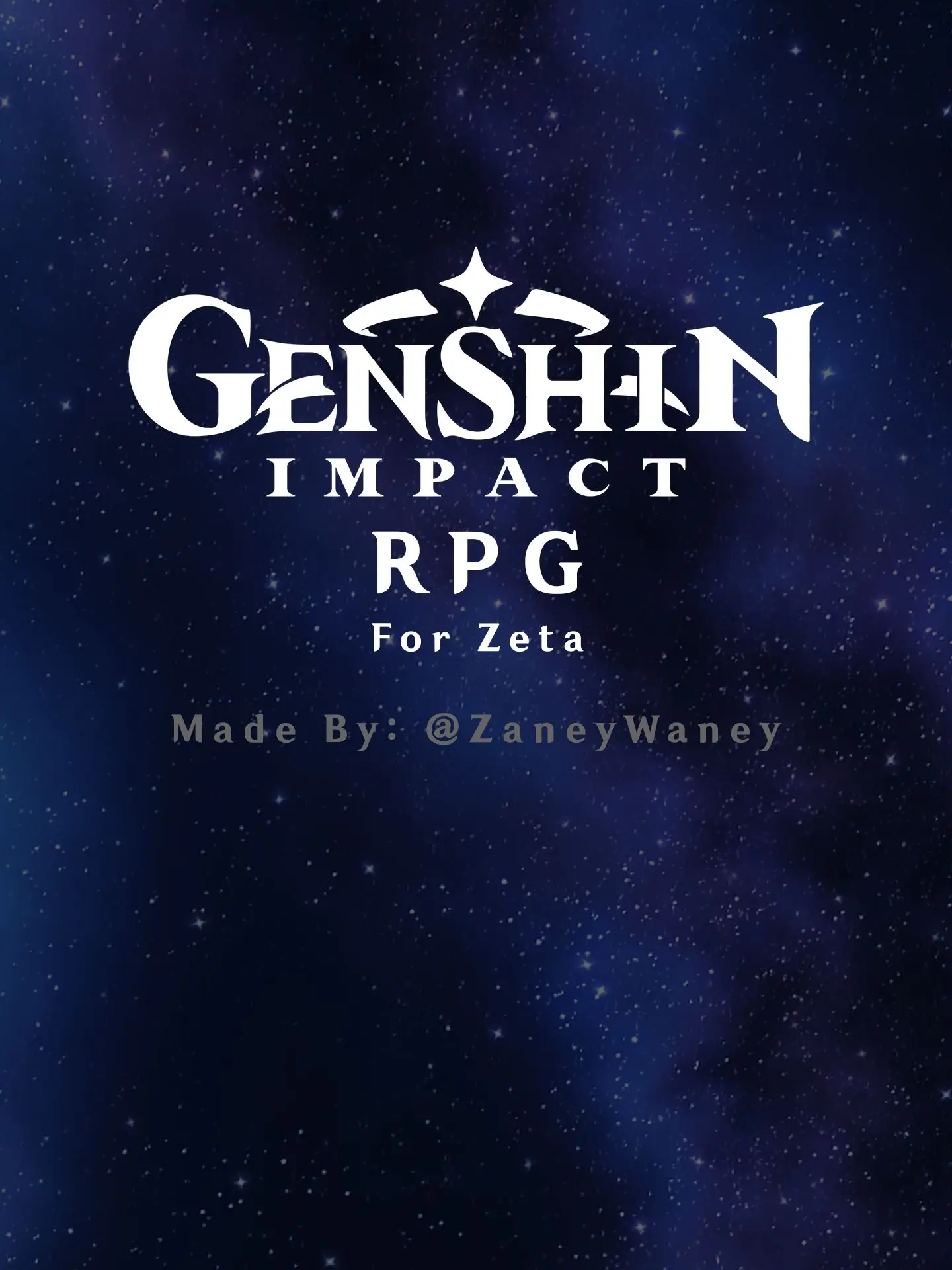 ZaneyWaney의 Genshin Impact RPG V2