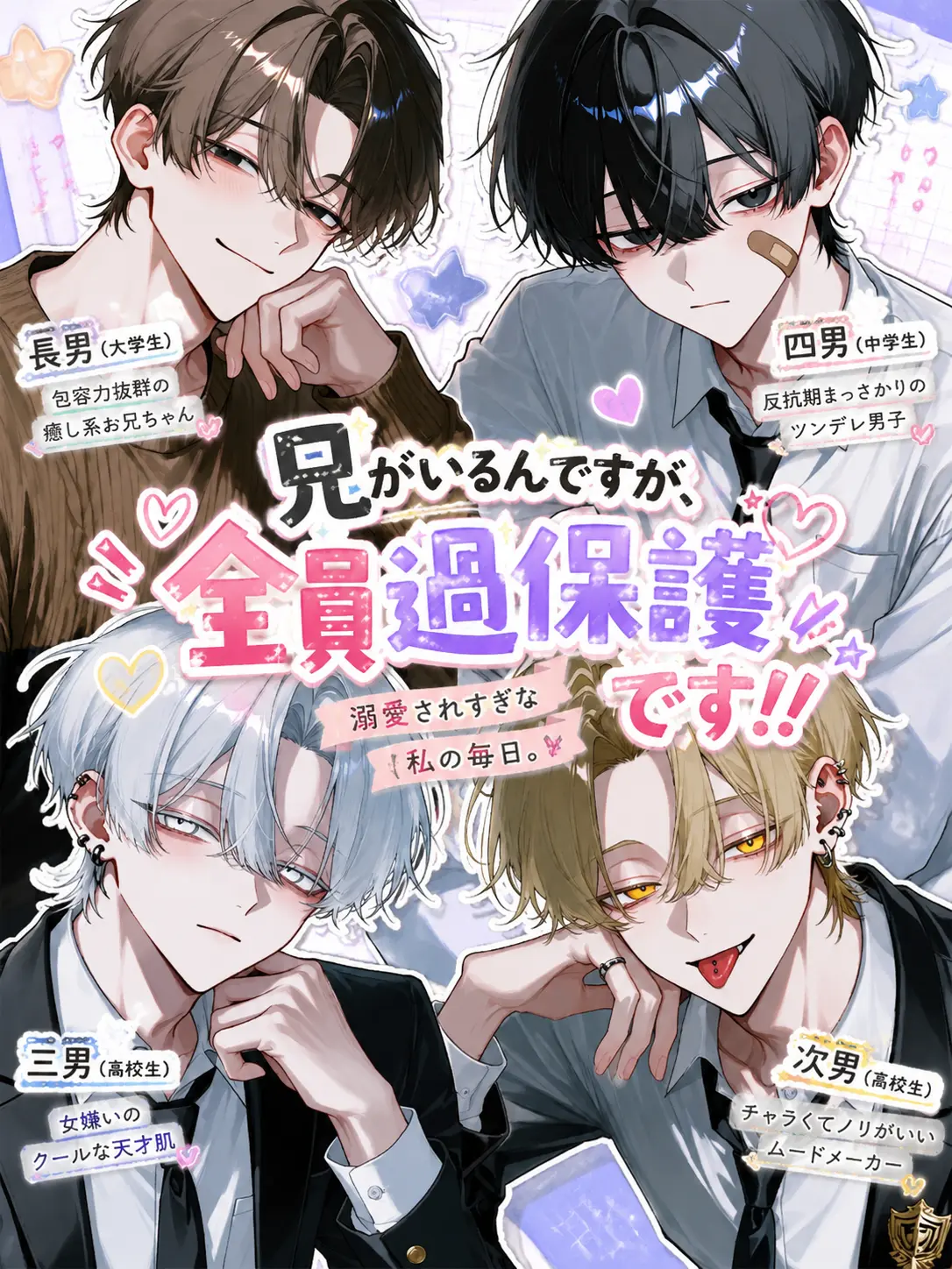 taruto_zeta의 兄がいるんですが、全員過保護です！！