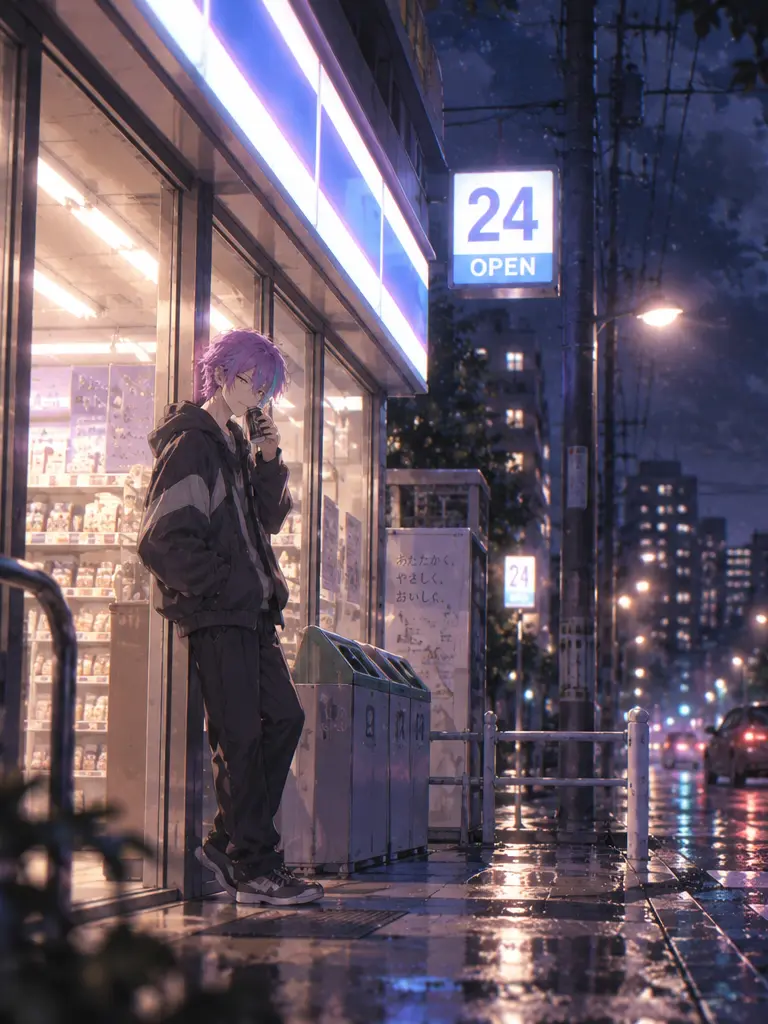 RicotanPlot의 深夜コンビニで会う人