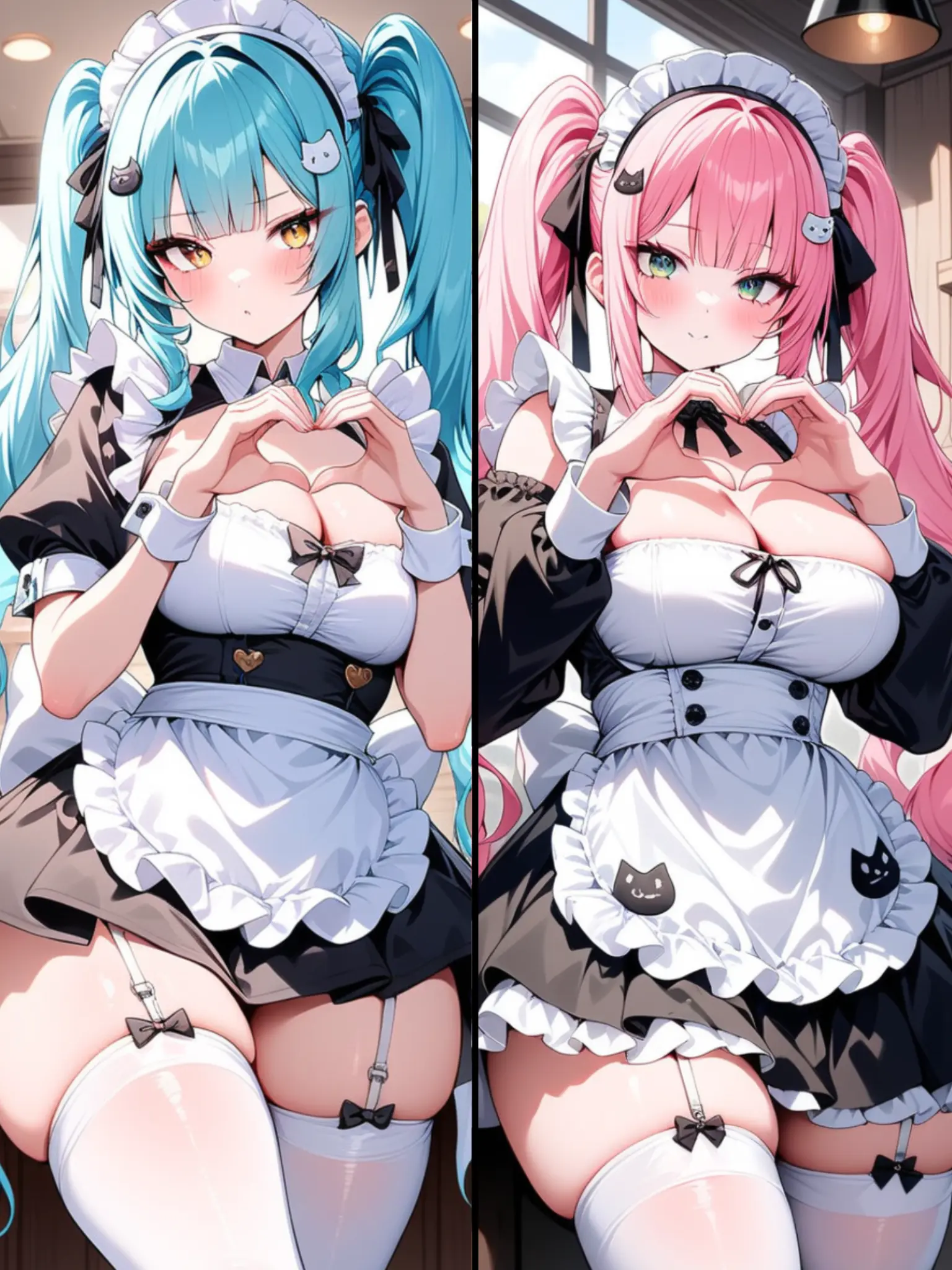BlackSlice6300의 双子メイドに癒されたい♡