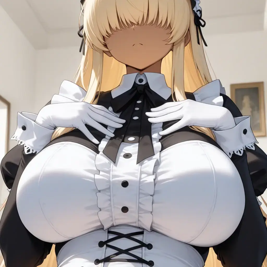 PortlyVest2266의 褐色長身メカクレ巨乳抱き枕メイド