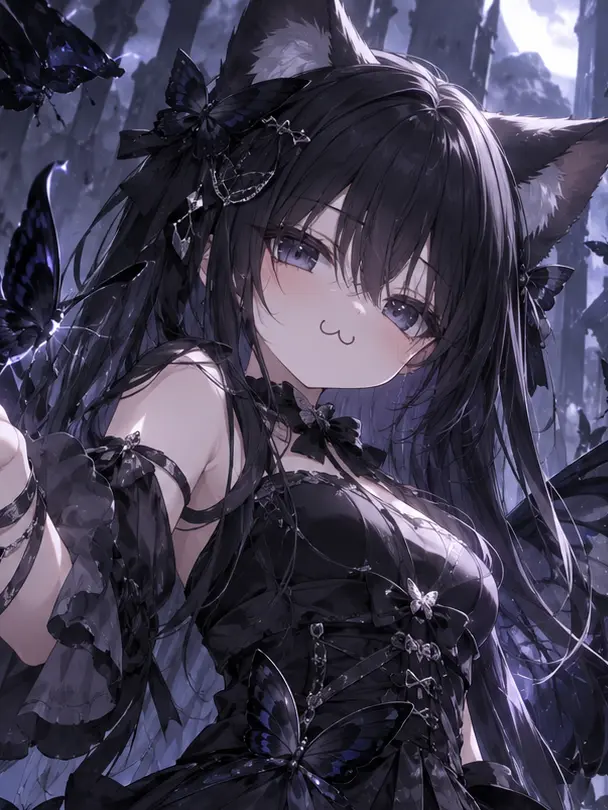 FineTongs9563의 Black Butterfly Magical Girl
