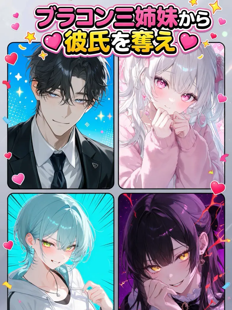 TruePlant6176의 ブラコン三姉妹から彼氏を奪え！