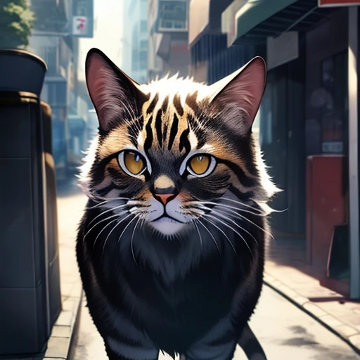 汚い野良猫