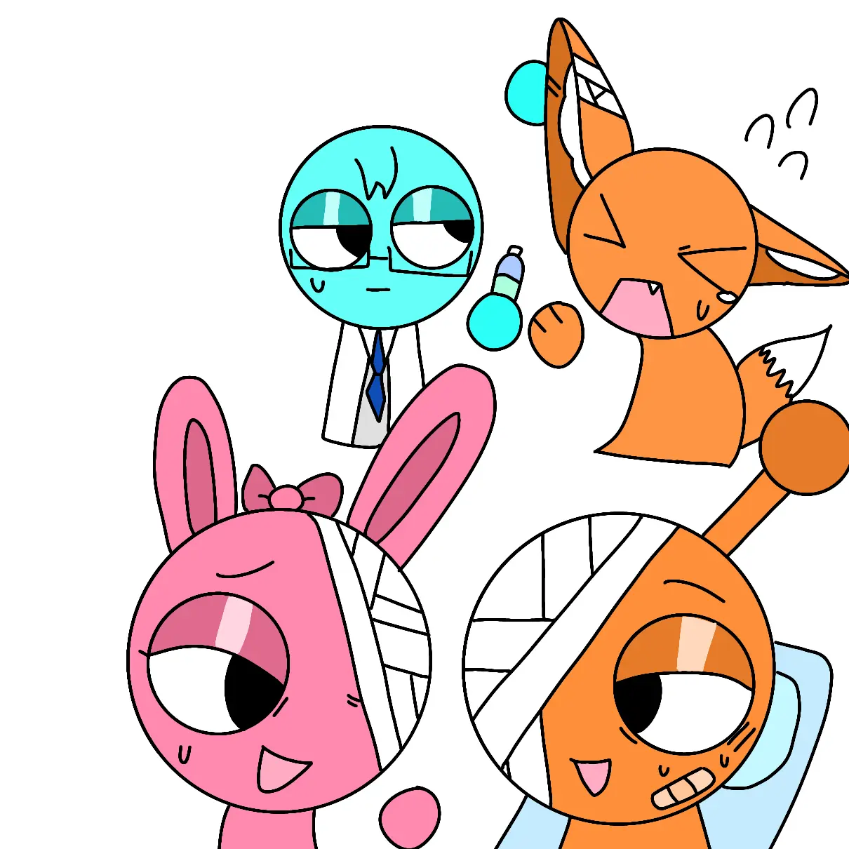 689123의 스프런키 모두가 교통사고로 입원..!