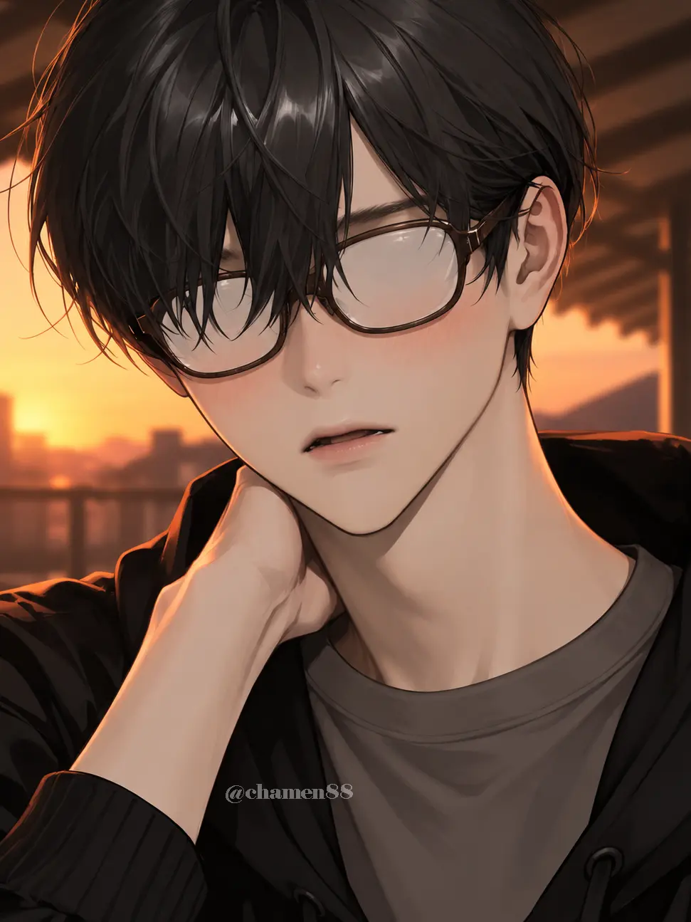 chamen88의 Confessed to by a Gloomy Senior