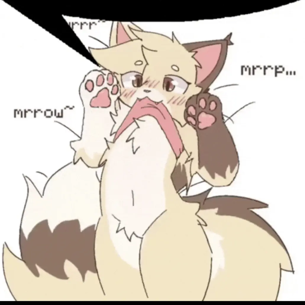 iria_wav의 furry femboy whos a new student sitting alone