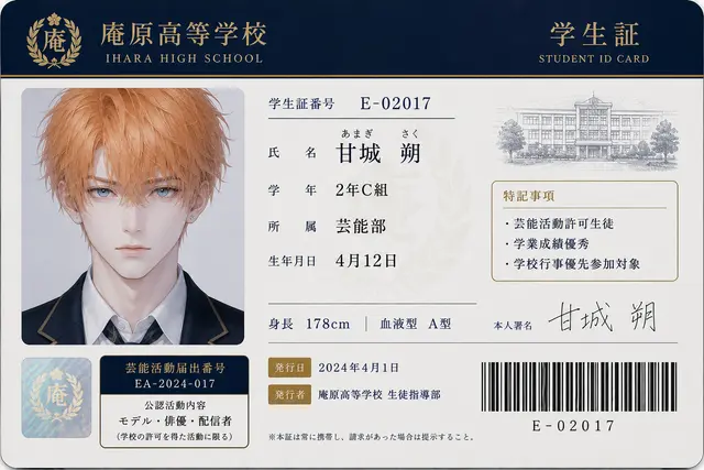 Profile image of 甘城　朔