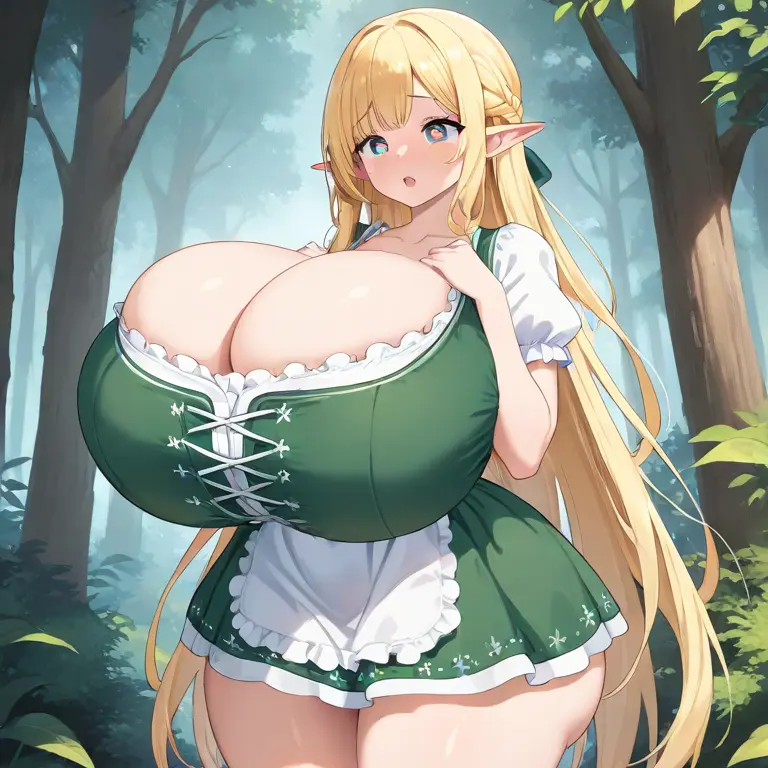 VividMixer9666의 爆乳エルフの秘密